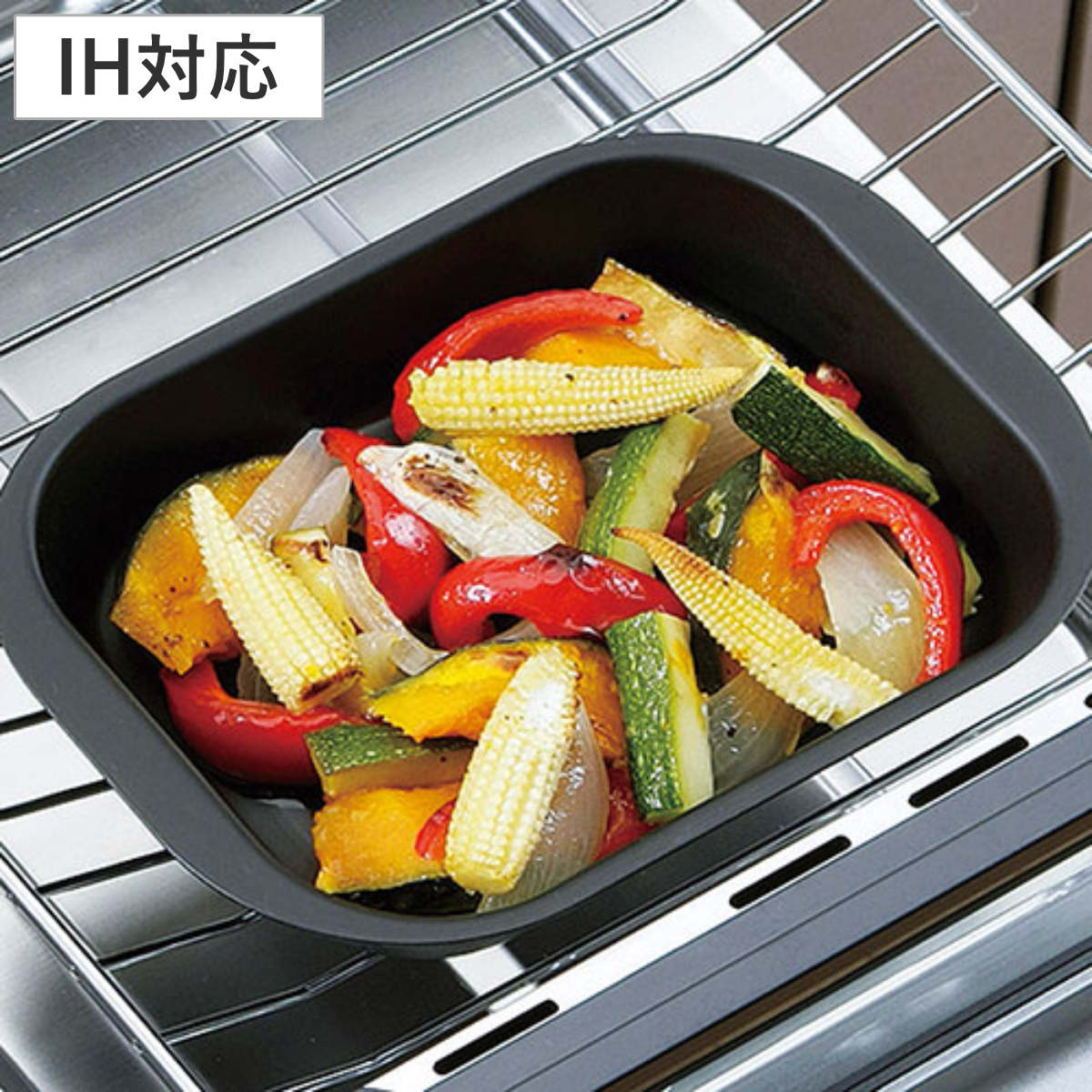 □在庫限り・入荷なし□ グリルパン ランチーニ 角型 17×22cm IH対応