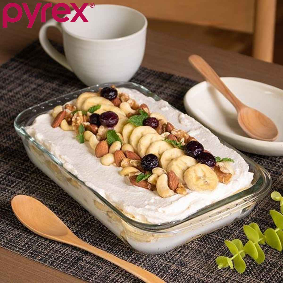 PYREX（パイレックス） グラタン皿 大皿 22cm Pyrex レクタングル 耐熱