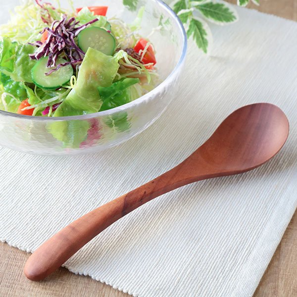 サーバースプーン WOODN 23cm 取り分けスプーン スプーン 天然木 木製
