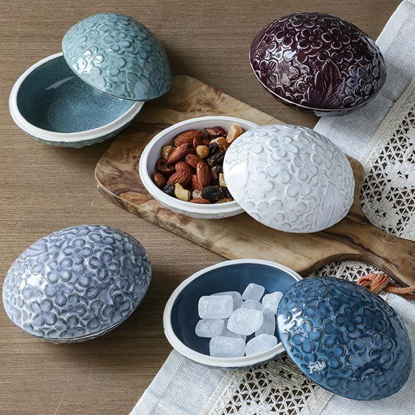 ボンボニエール リアン 食器 洋食器 お菓子入れ 磁器 美濃焼 日本製