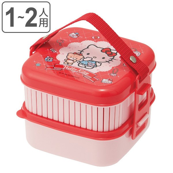 スケーター 弁当箱 ピクニック ランチボックス 2段 1250ml ハロー