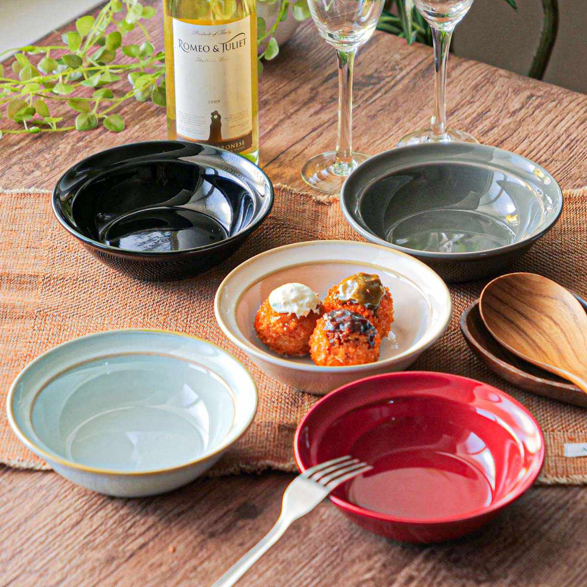 ボウル 14cm HINATA 陶器 （ 食洗機対応 電子レンジ対応 サラダボウル