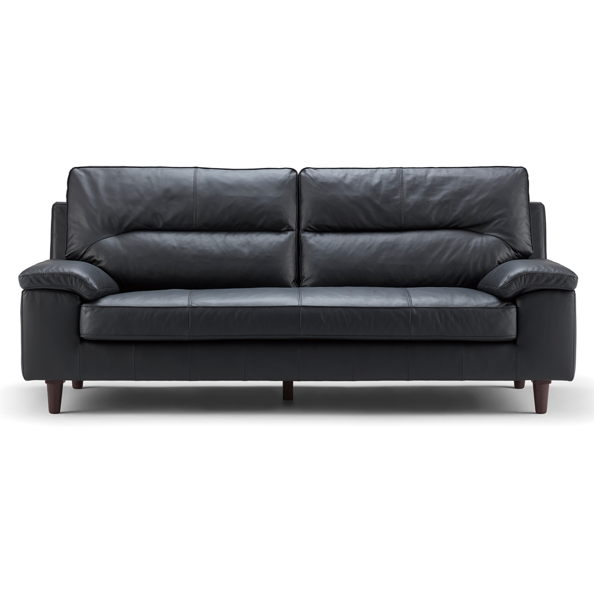 朝日木材加工 ソファ 3人掛け 幅198cm ハイバックローアームタイプ 本