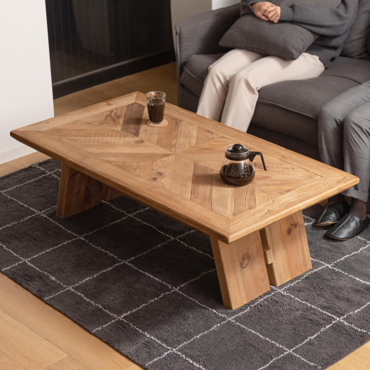 ヘリンボーン ローテーブル」の人気商品一覧 | 安い商品を通販サイト