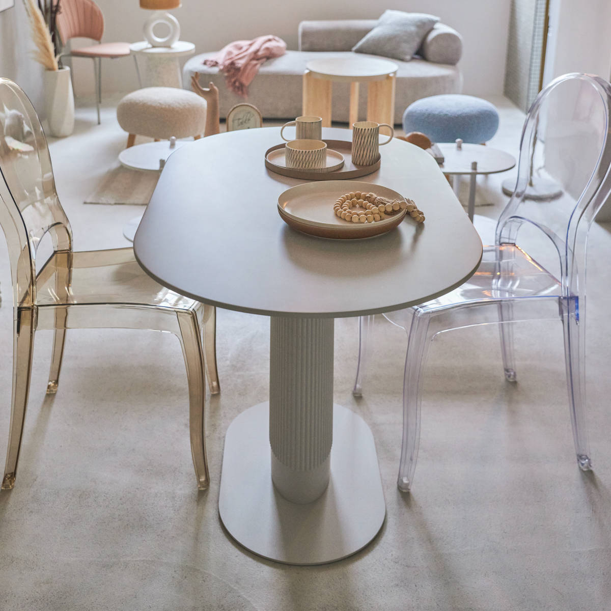 東谷 ダイニングテーブル 幅120cm オーバル型 （ 楕円 テーブル 食卓