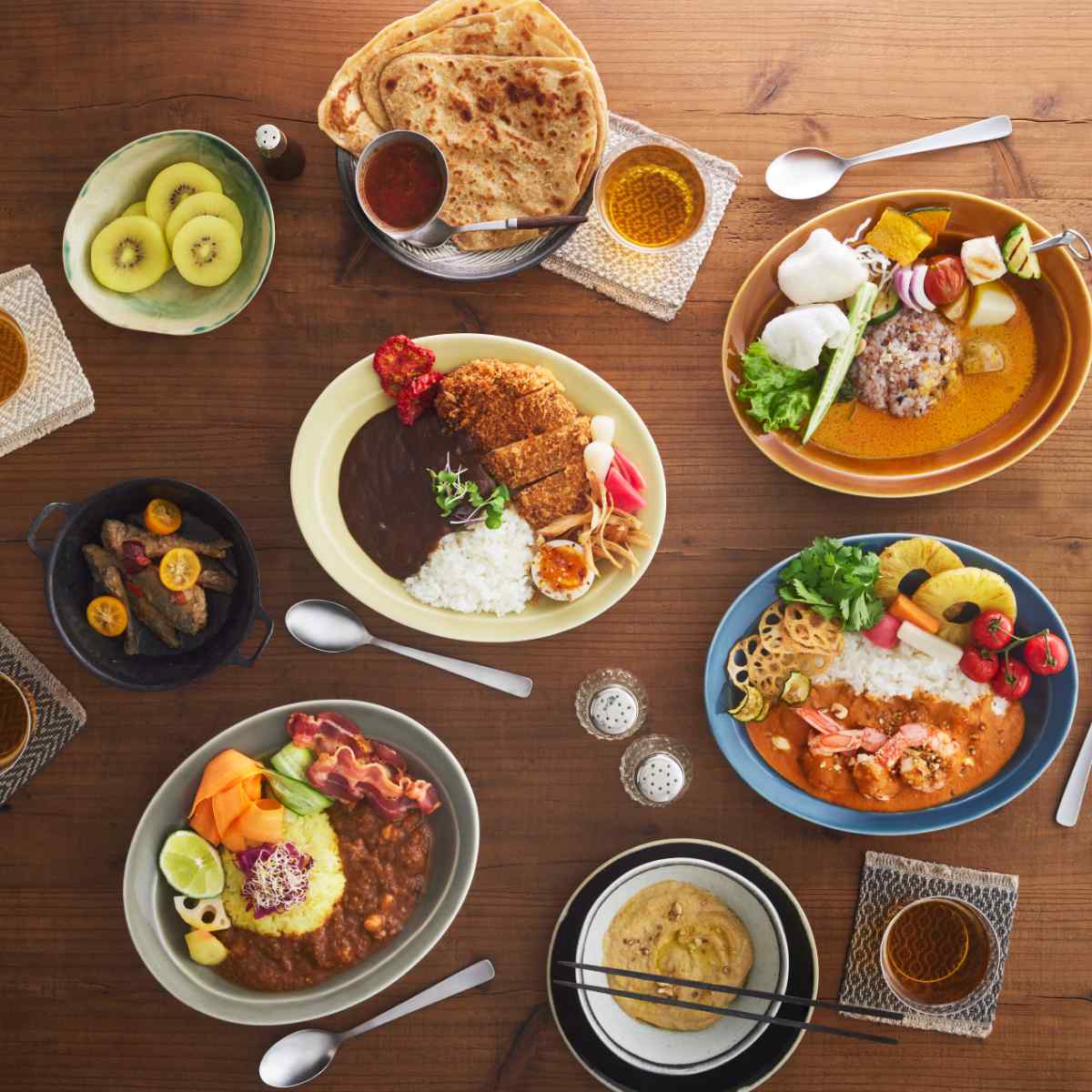 カレー皿 スプーンセット 25cm 逸品窯 陶磁器 （ 食洗機対応 電子