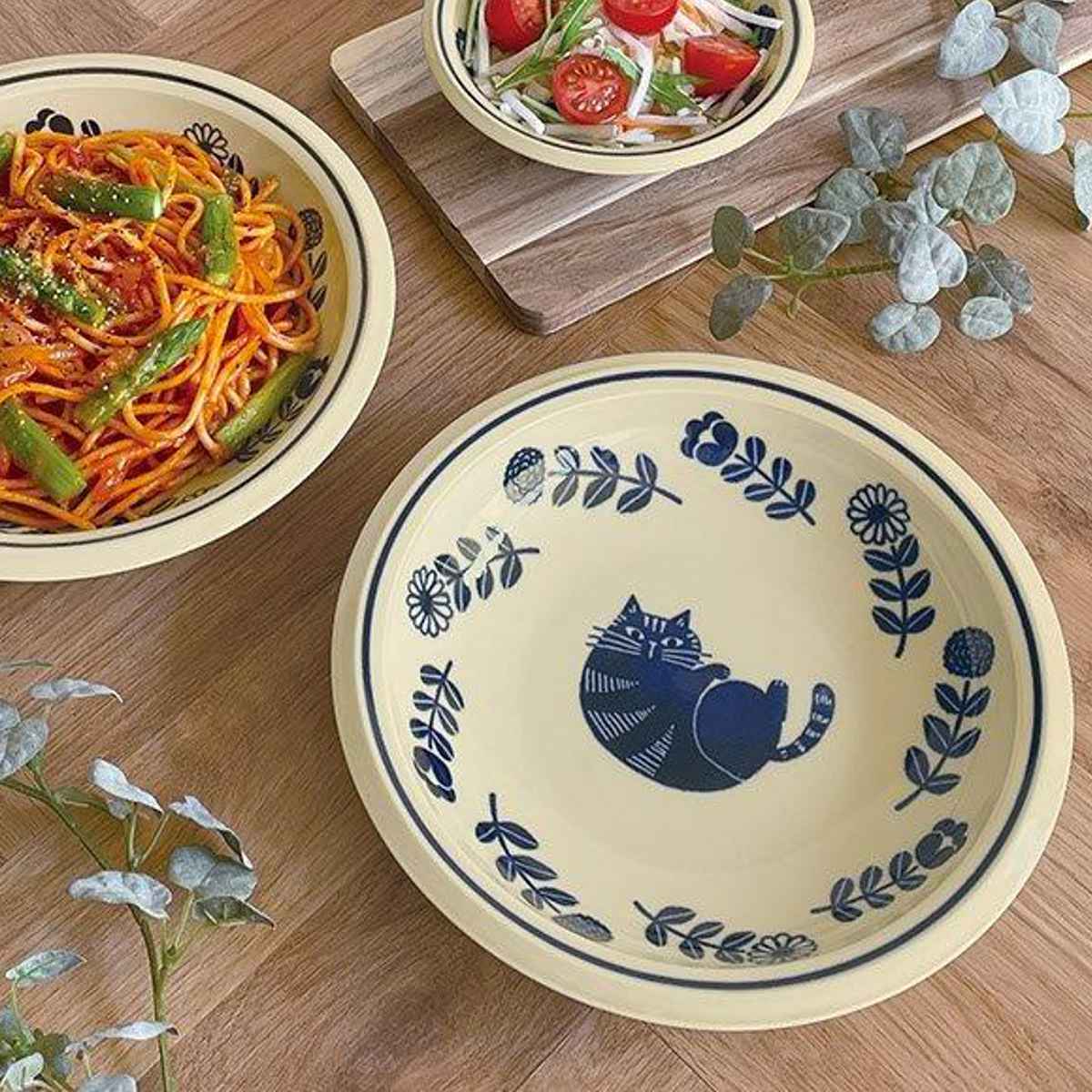 プレート 22cm fika フィーカ カレー&パスタ皿 陶器 （ 食洗機対応