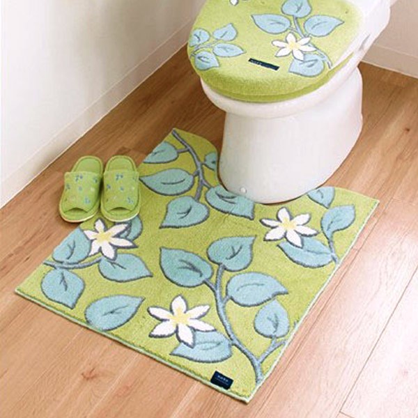 ロングトイレマット ノルン 約75×63cm （ トイレ マット 胴長