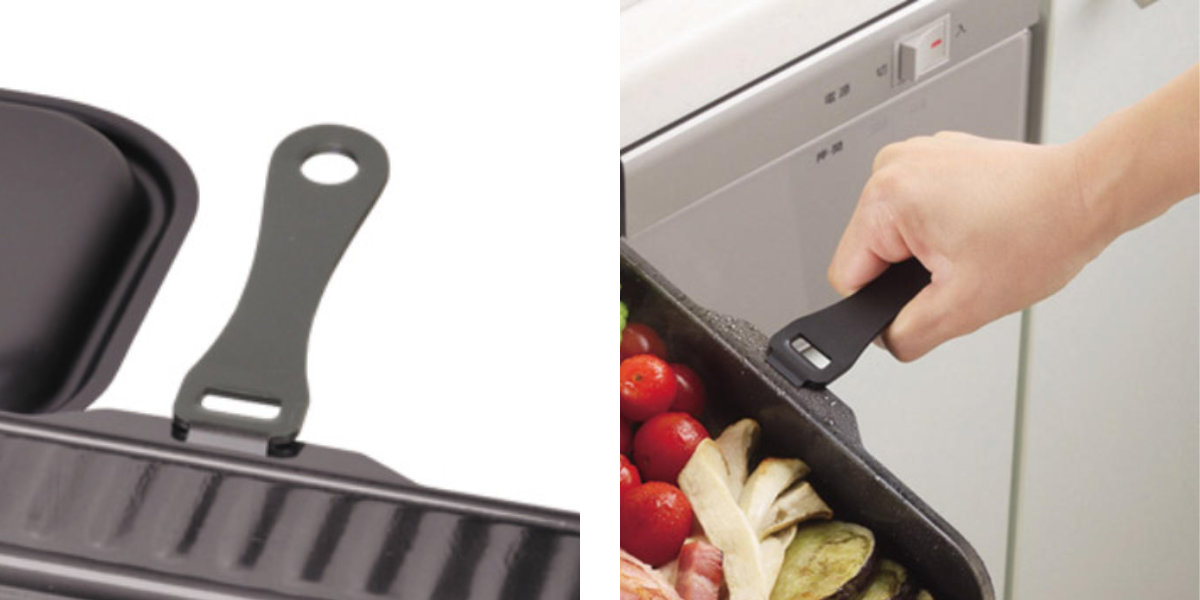 パール金属 角型グリルパン 30×18cm ラクッキング 鉄製 蓋・ハンドル付