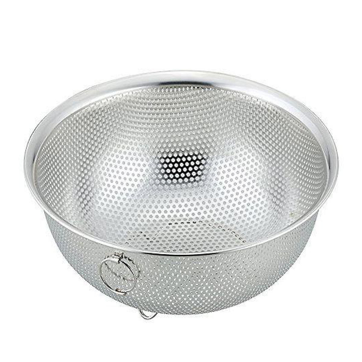 和平フレイズ ザル 20cm SUIグート ステンレス製 （ パンチングザル