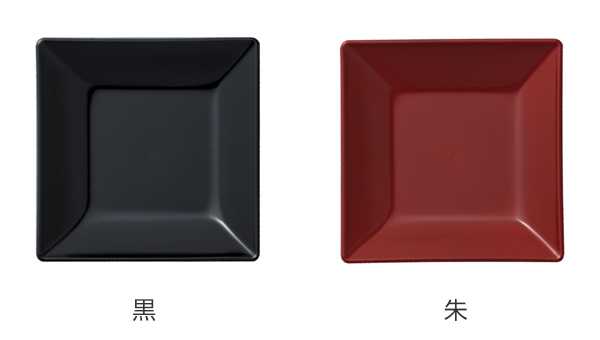 宮本産業 角皿 10cm クリーンコート加工 食器 山中塗 日本製 （ 食洗機
