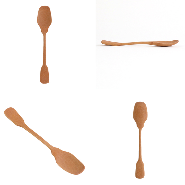 スプーン 13cm ヴィンテージカトラリー アイスクリームスプーン 木製