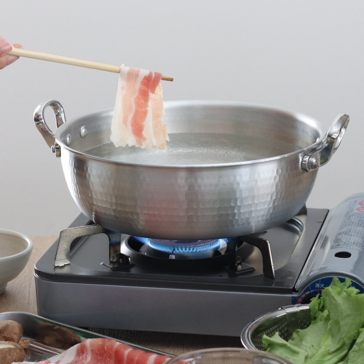 打出揚げ鍋 36cm ガス火専用 中尾アルミ 業務用 日本製 9.4L 天ぷら鍋