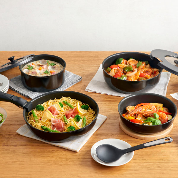 THERMOS（サーモス） フライパン セット 取っ手のとれるフライパン9点