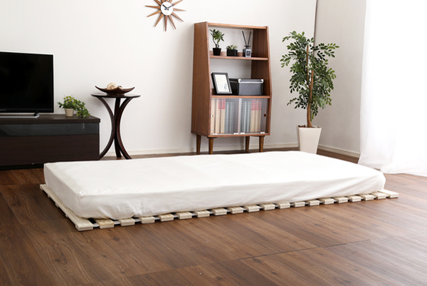 ホームテイスト（HOME taste） すのこベッド セミダブル ロール式 桐