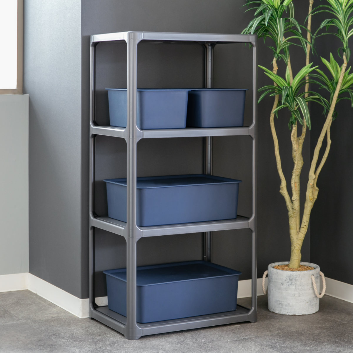 ラック 3段 収納棚 収納 カラーボックス 組立品 カタス 日本製