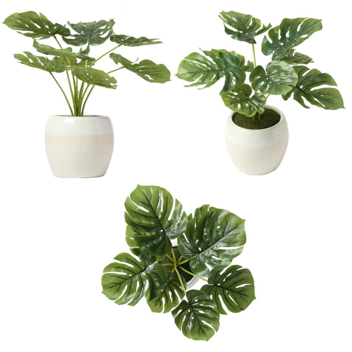 人工観葉植物 ポット モンステラ フェイクグリーン 光触媒 造花