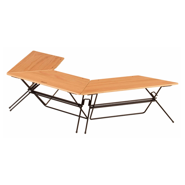 弘益 アウトドア テーブル ウッドトップ 3台 アーチテーブル ヘキサ