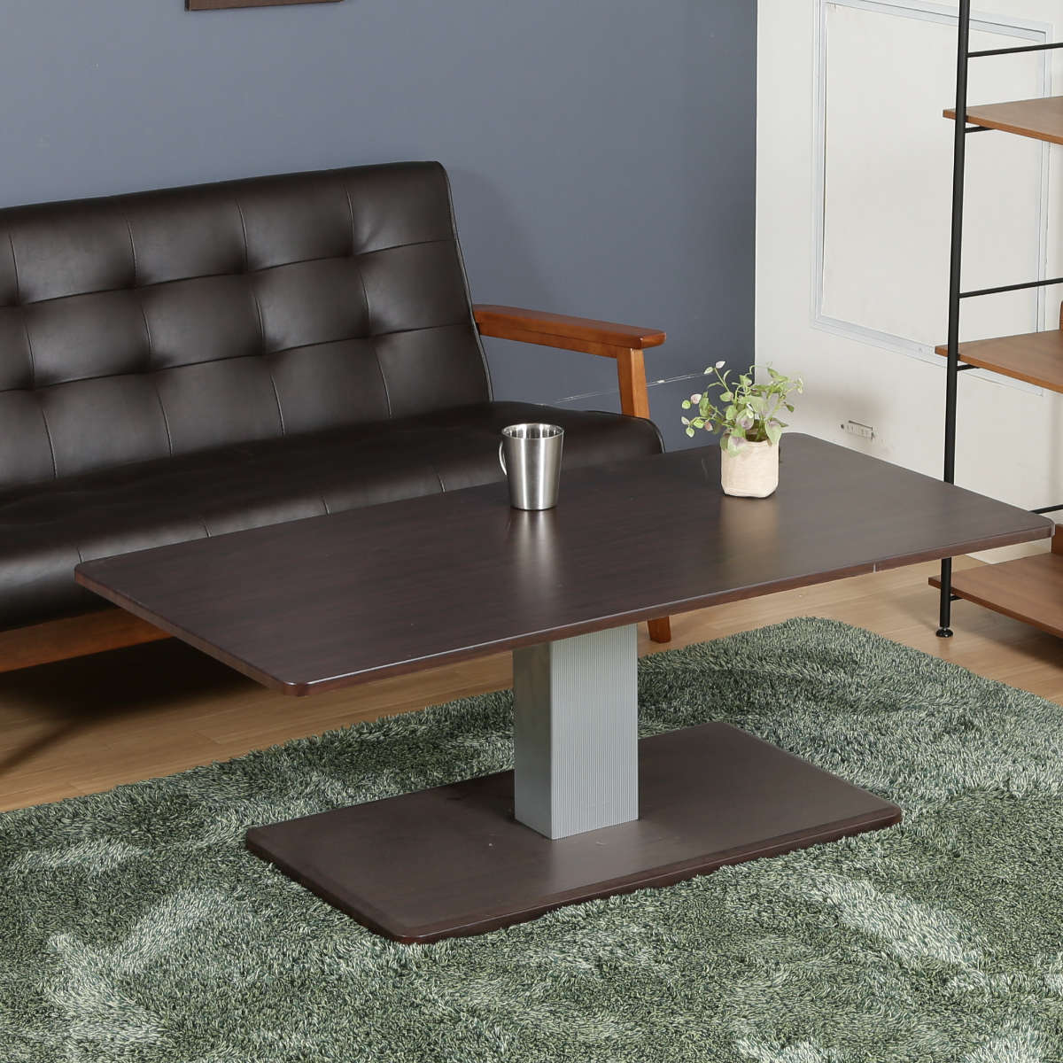 不二貿易（Fuji Boeki） 昇降テーブル 幅120cm 高さ調整 ペダル式