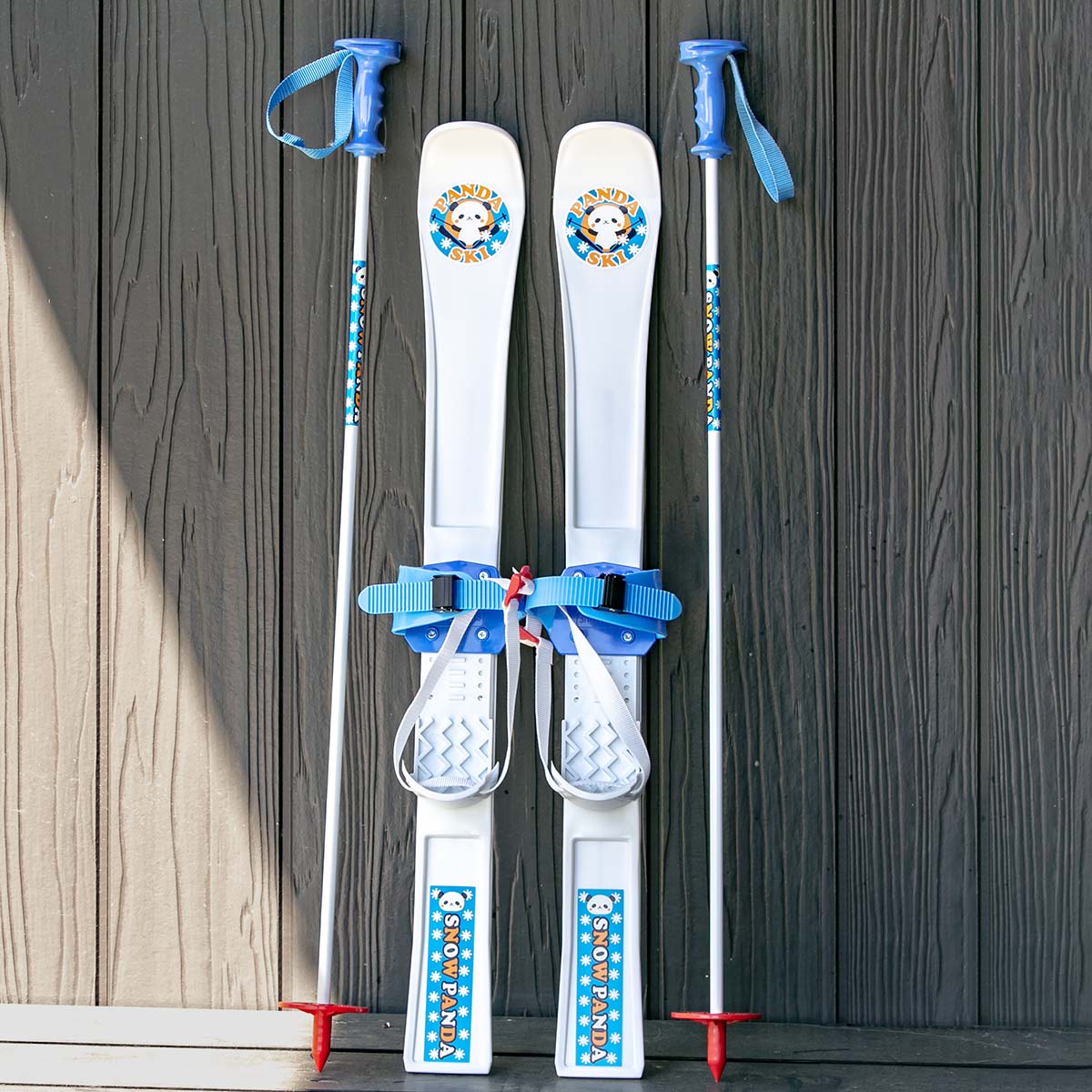 スキーセット パンダスキー 75cm （ 初心者 スキー板 ストック スキー