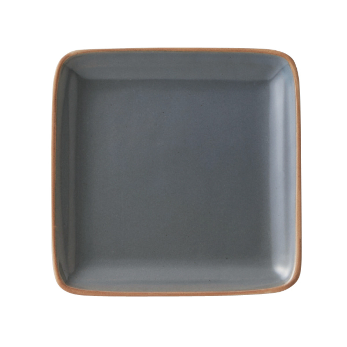 プレート 14cm スクエアプレート エッジライン 陶器 同色5枚セット