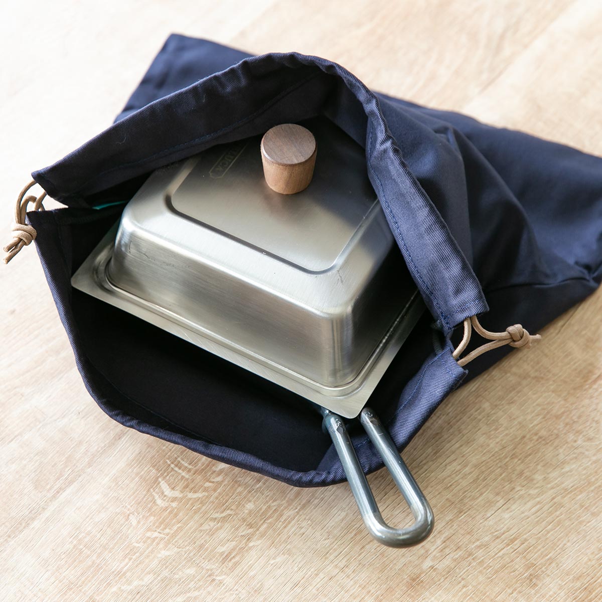 オークス（AUX） フライパン APELUCA コンパクトディープパン フタ付き