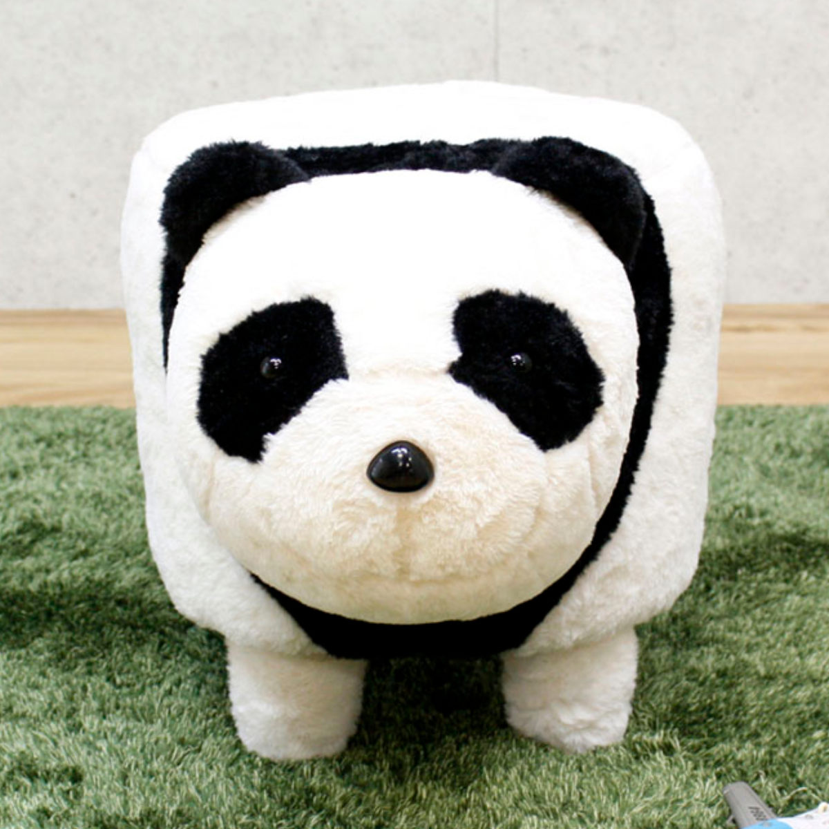 アニマルスツール パンダ オットマン ファブリック （ スツール ぱんだ