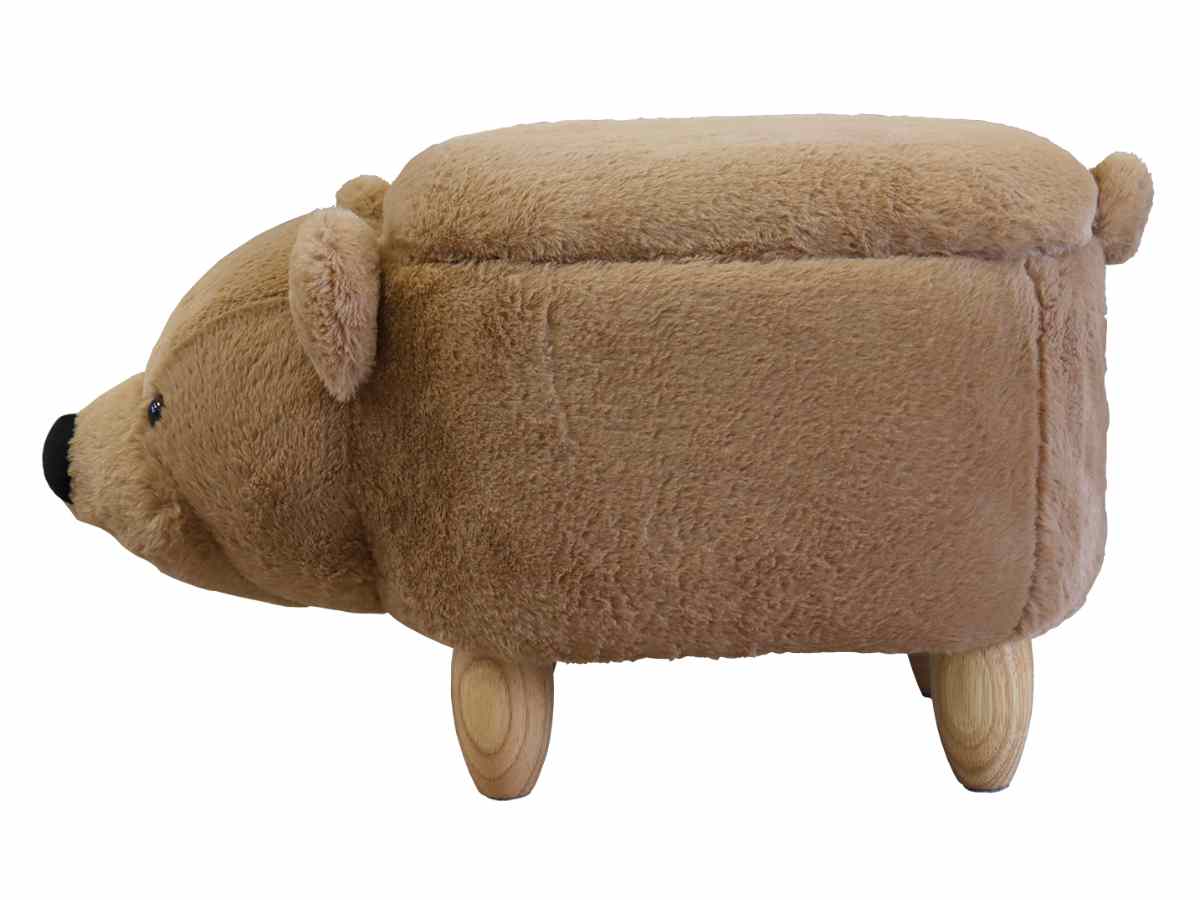 アニマルスツール 収納付き Annie 座面高36cm クマ （ スツール 椅子