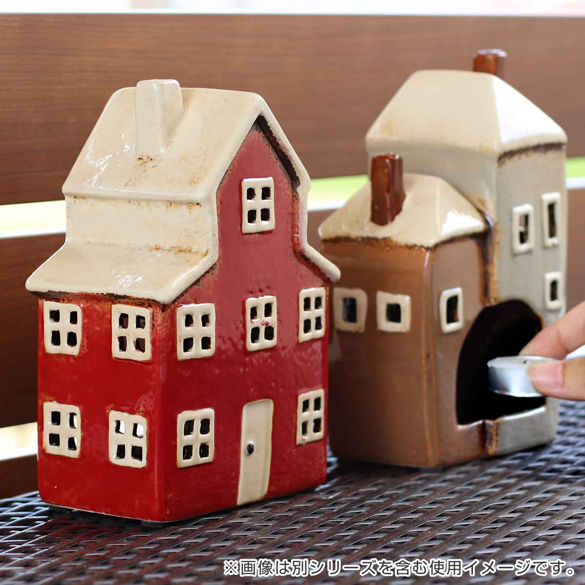 キャンドルホルダー Candle house 29208 オブジェ （ キャンドル