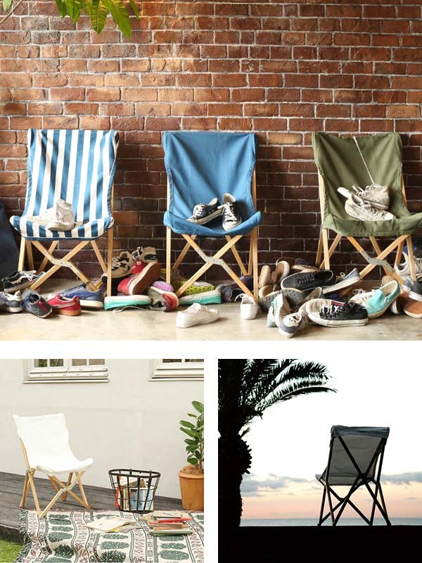 チェア ダルトン DULTON アウトドア ウッデンビーチチェアー