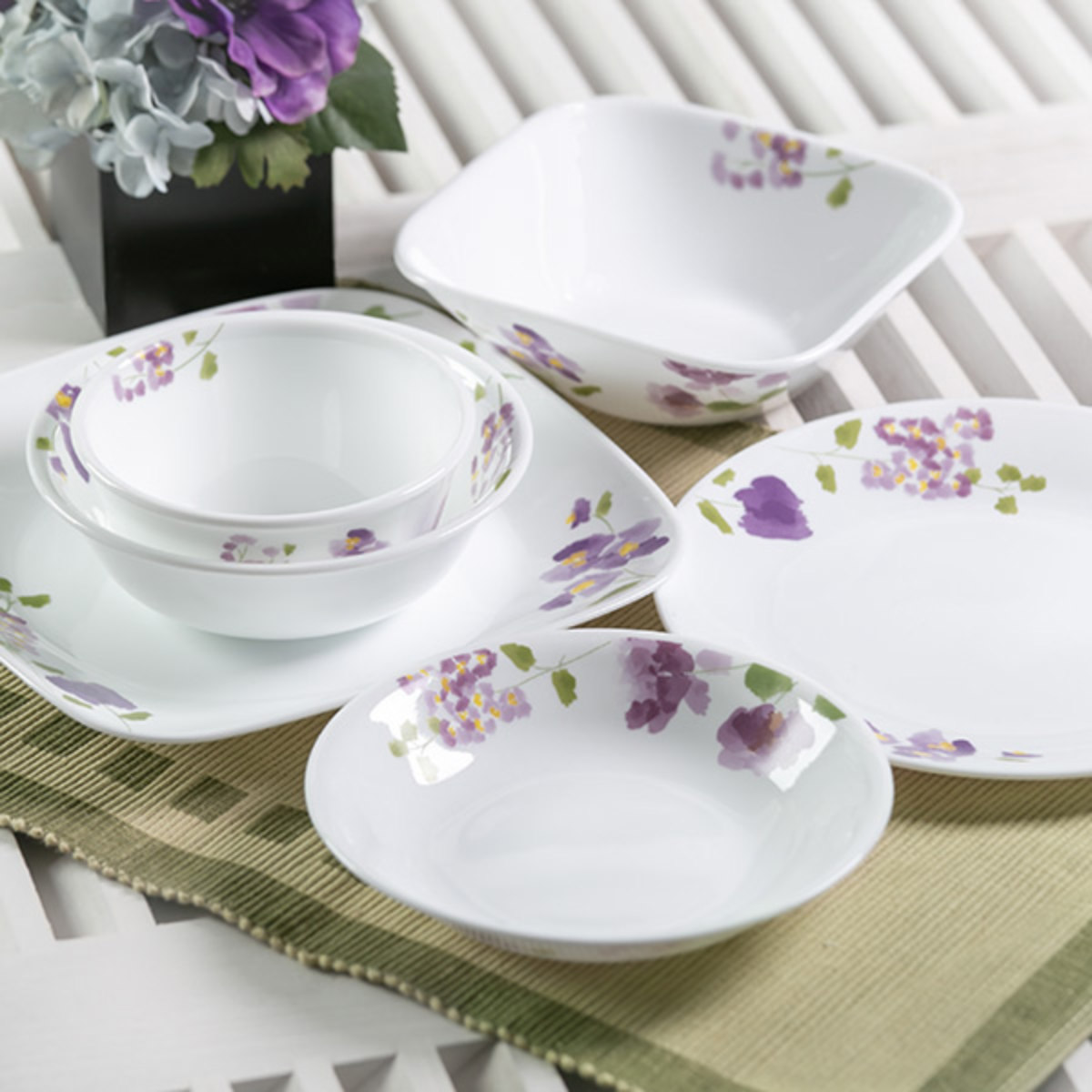 CORELLE（コレール） プレート 17cm 深皿 バイオレットミスト （ 食洗