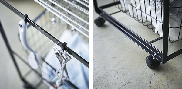 tower 山崎実業 天板付きランドリーワゴン タワー （ 4903208049344