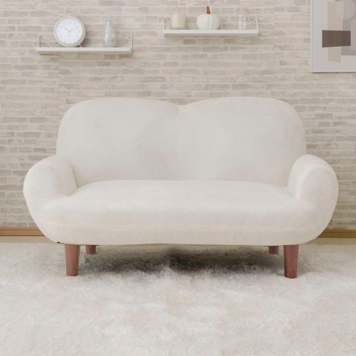 セルタン ソファ 幅110cm コンパクト ひじ掛け リクライニング 14段階