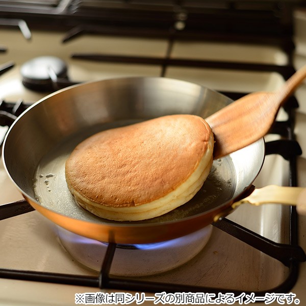 フライパン 20cm 銅製 錫メッキなし ガス火専用 日本製 ameiro FRYPAN