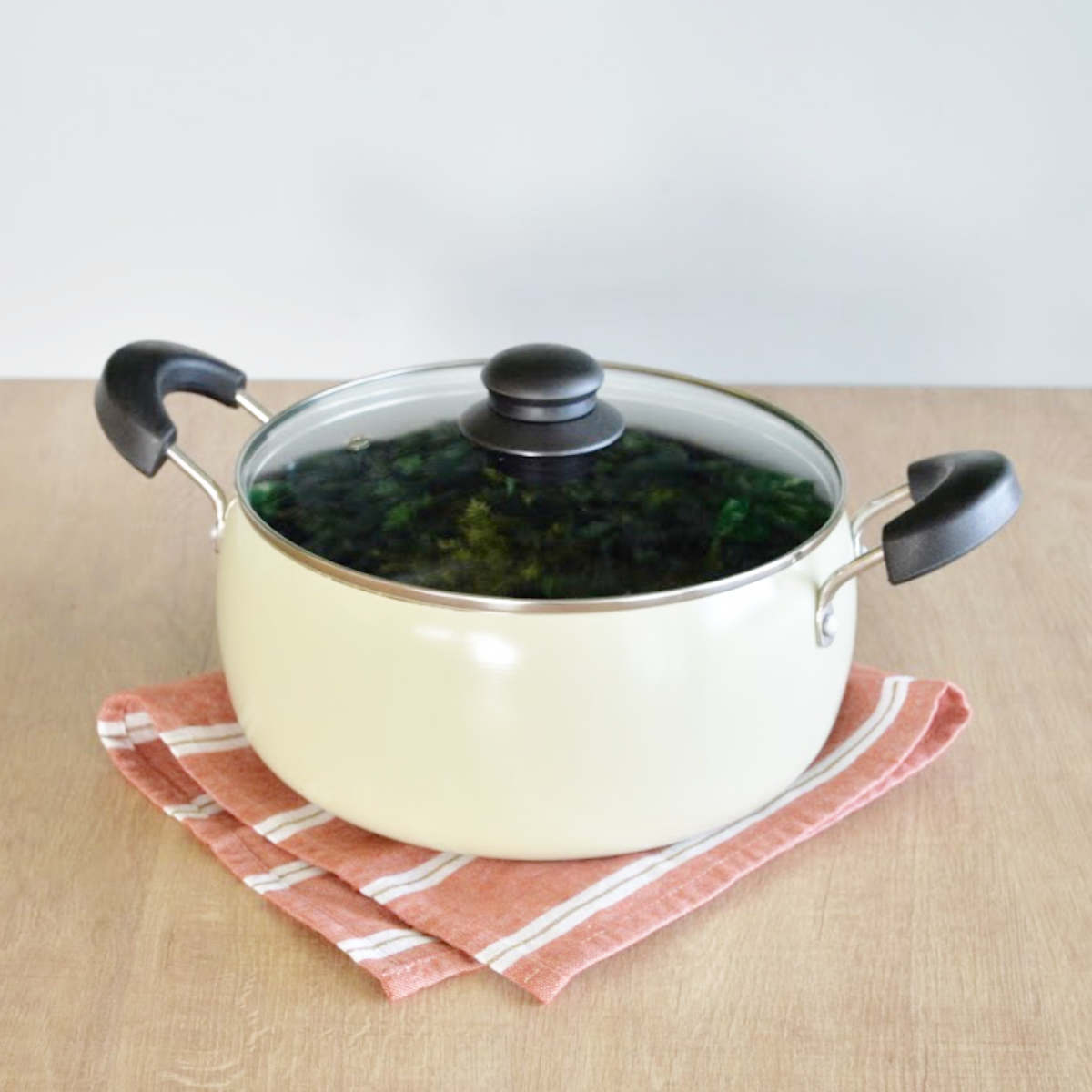 和平フレイズ 両手鍋 22cm IH対応 コロージュ ガラス蓋付き 炊飯 5合