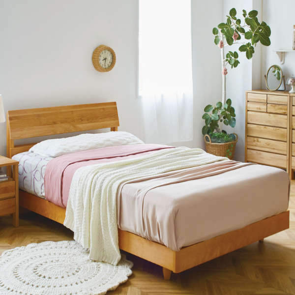 ベッド フレーム ダブル すのこベッド 桐 すのこ ヘッドボード 高さ