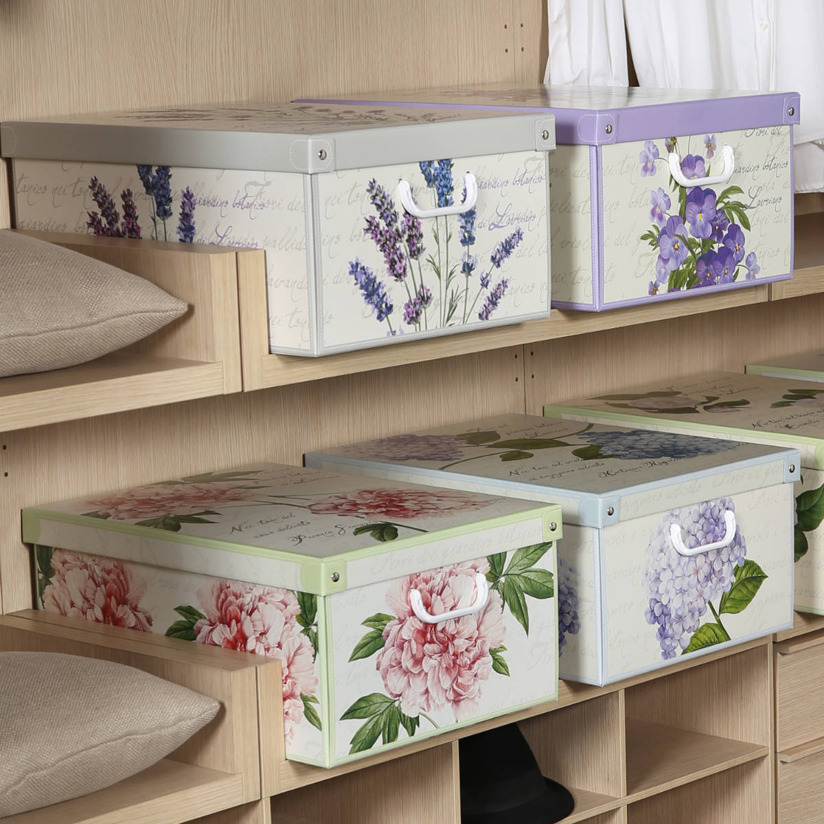 収納ケース スタッキングコンテナ ピオニー M イタリア製 （ 収納