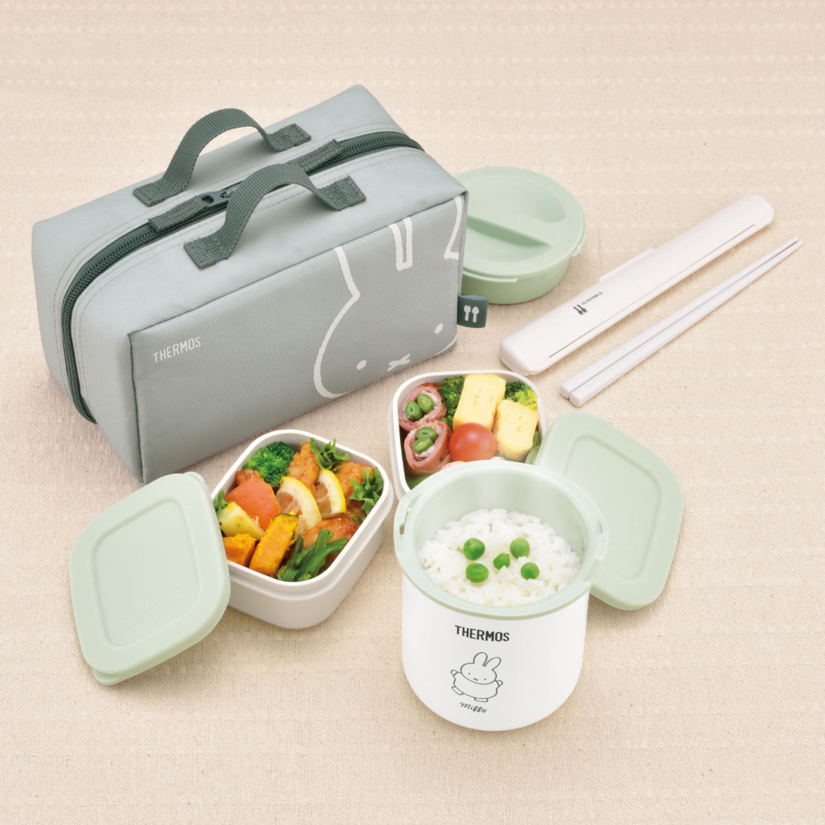 THERMOS（サーモス） 保温弁当箱 630ml ミッフィー （ miffy レンジ