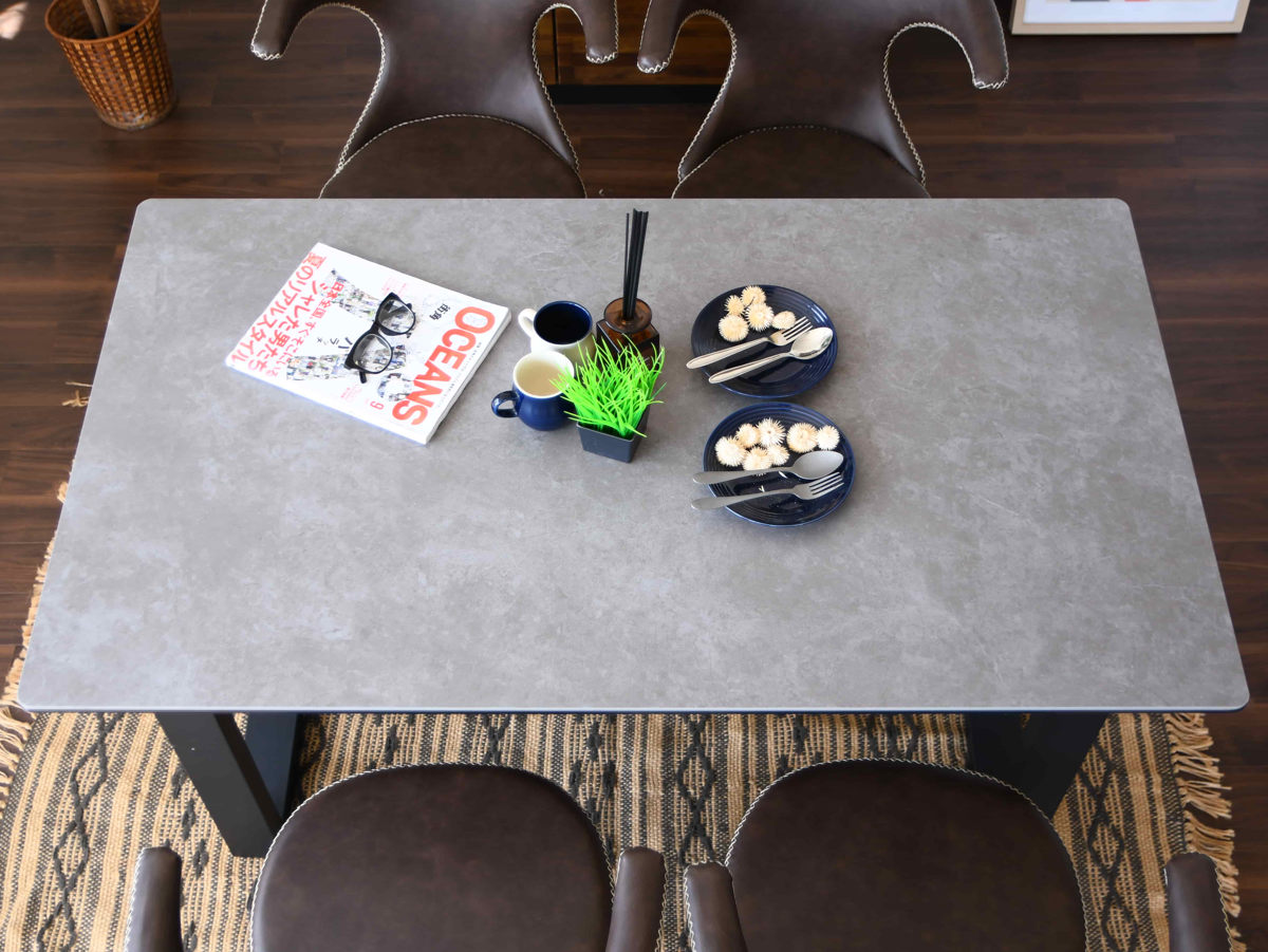 ダイニングテーブル 幅140cm セラミック天板 サーブルツー （ 食卓