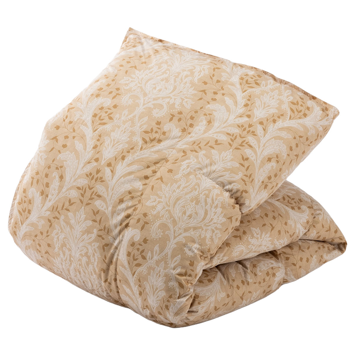 西川 羽毛布団 グースダウン93％ リーフ柄 シングルロング スリー