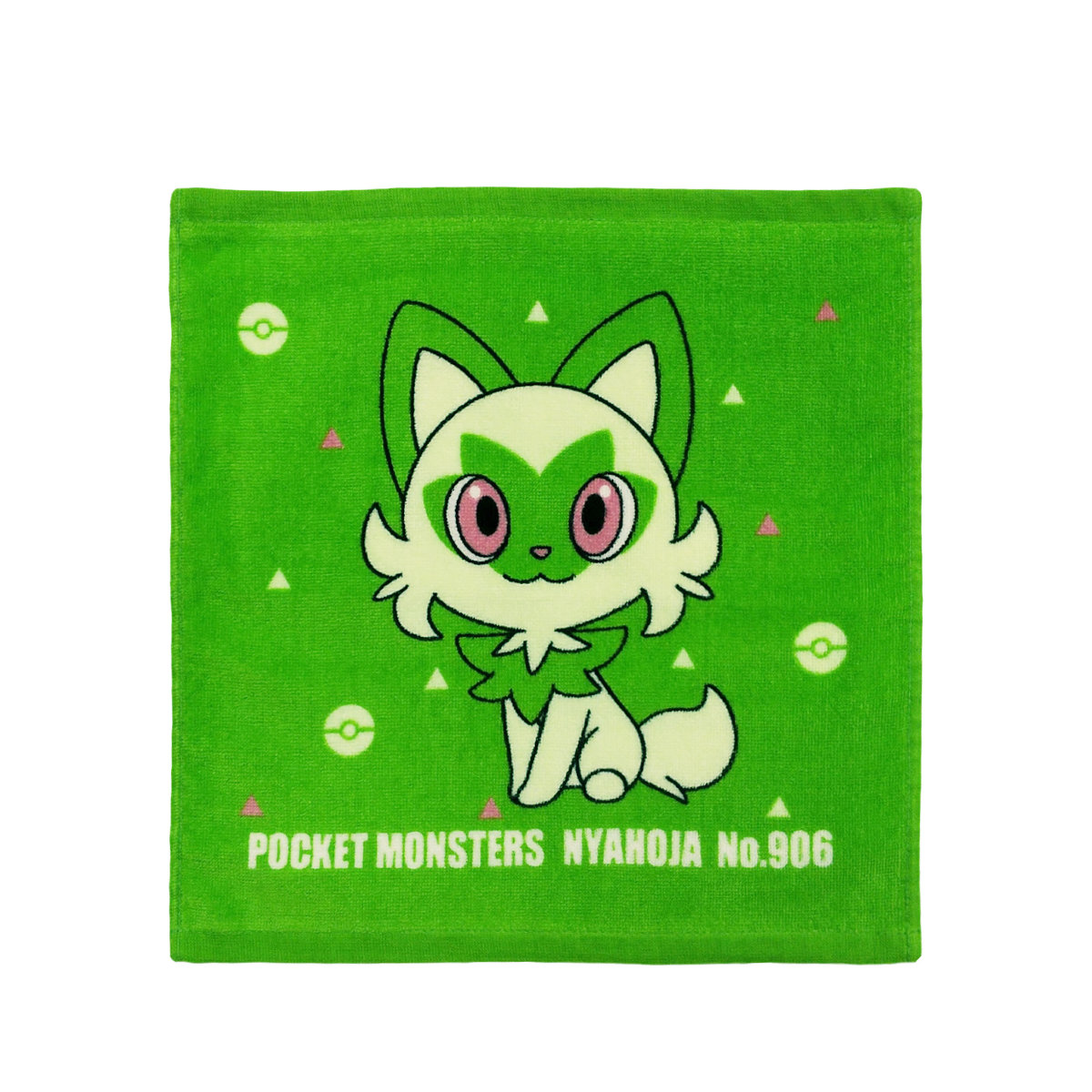 Pokemon（ポケモン） ハンドタオル 34×35cm ニャオハ （ タオル 手拭き