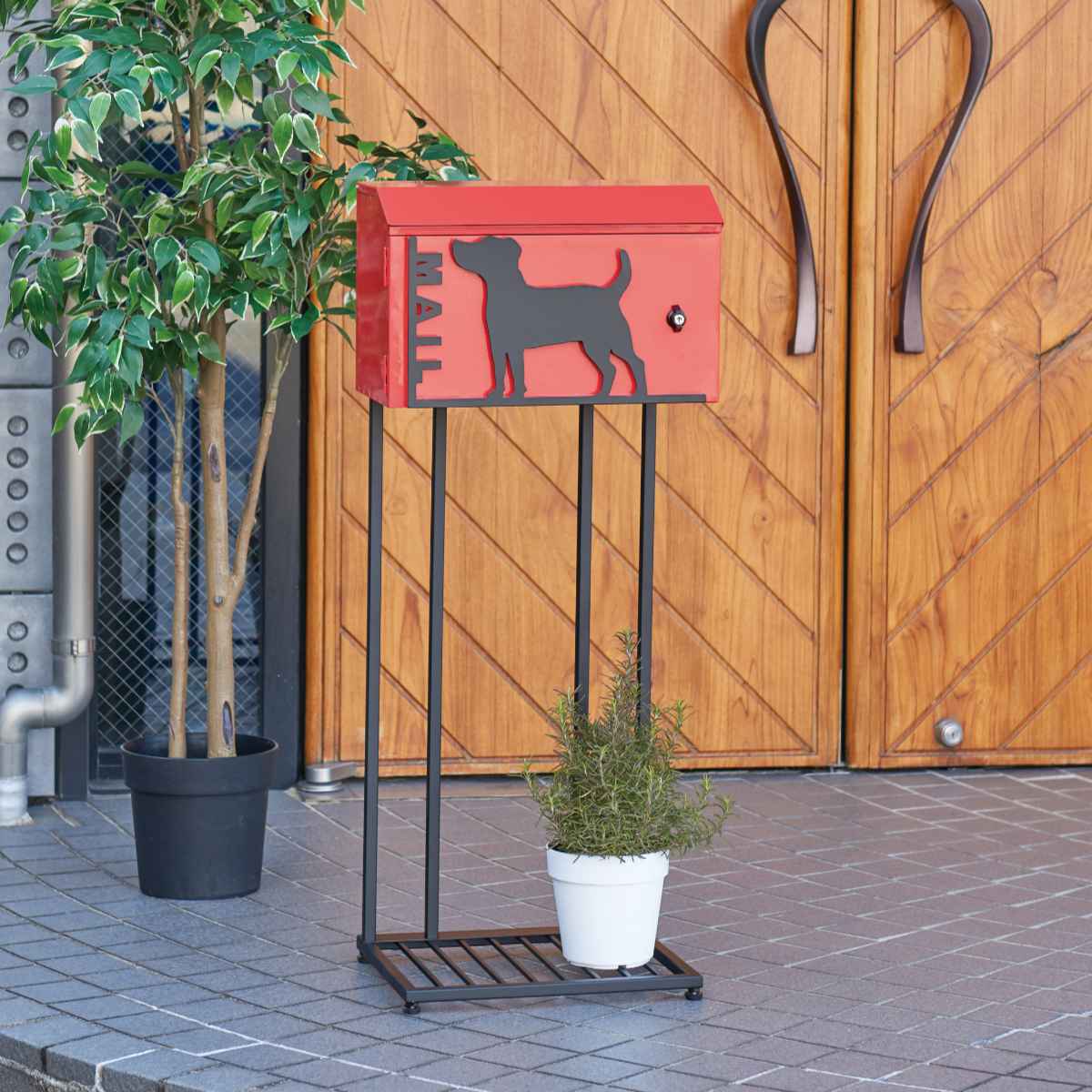 セトクラフト 郵便ポスト スタンドポスト 動物 スタンドタイプ