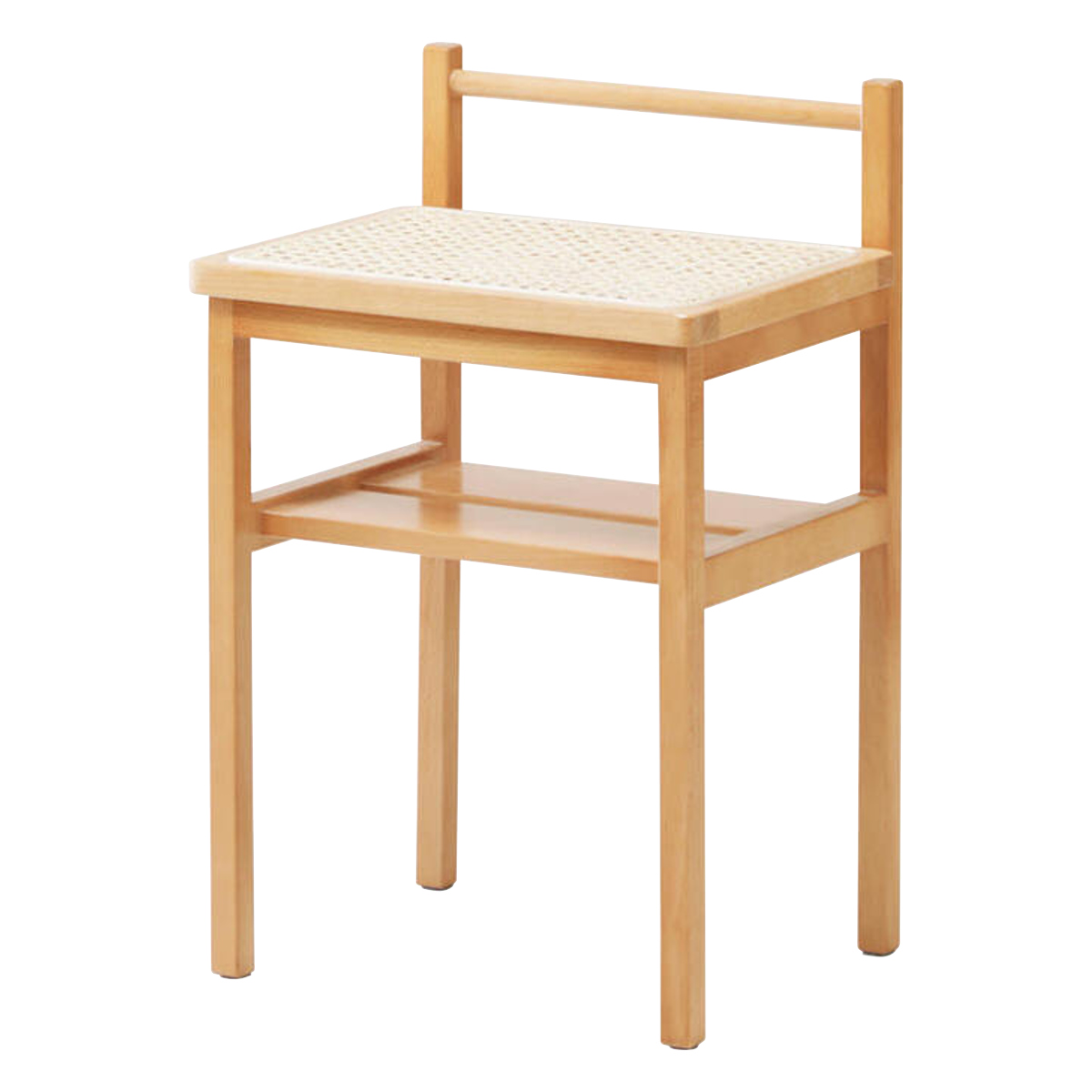 弘益 Mash サイドテーブル ラタン 高さ53cm 天然木 （ 椅子 サイド