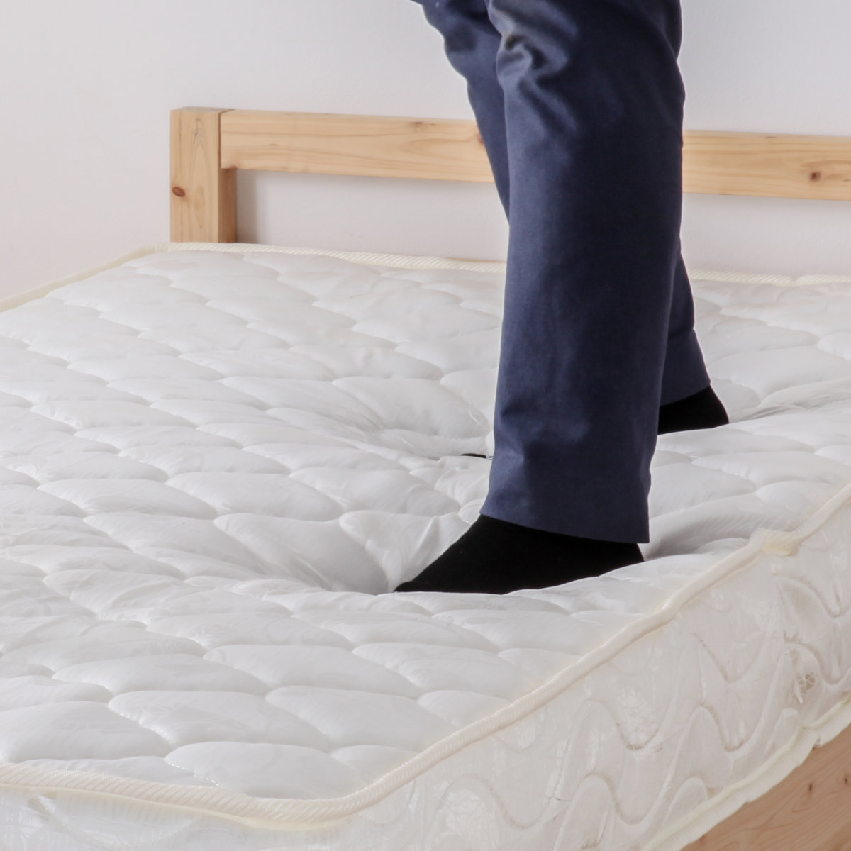 マットレス シングル ポケットコイル 厚さ18cm 圧縮梱包 （ 100×195cm