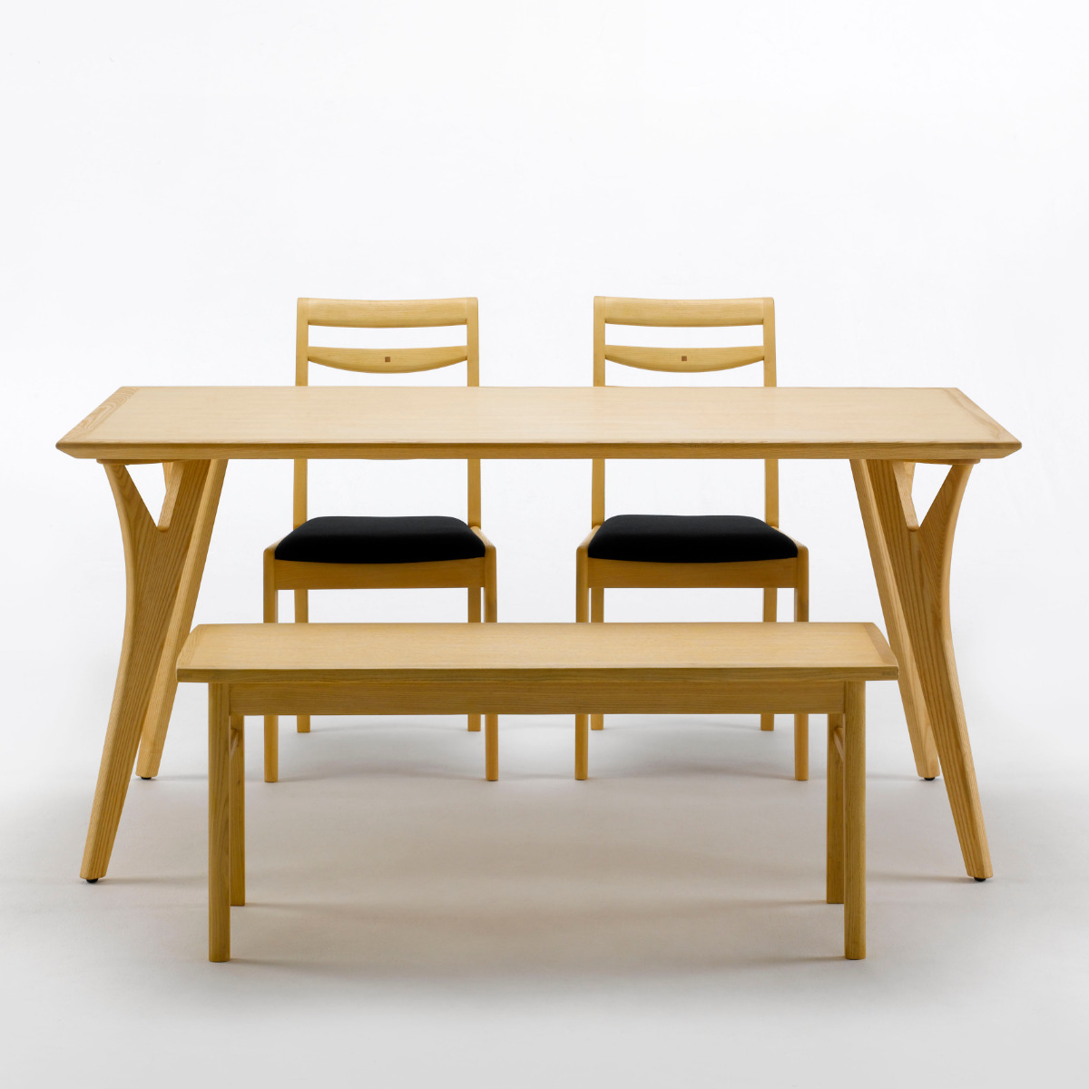 朝日木材加工 ダイニングテーブル 幅135cm BOSCO （ 開梱設置 ボスコ 4