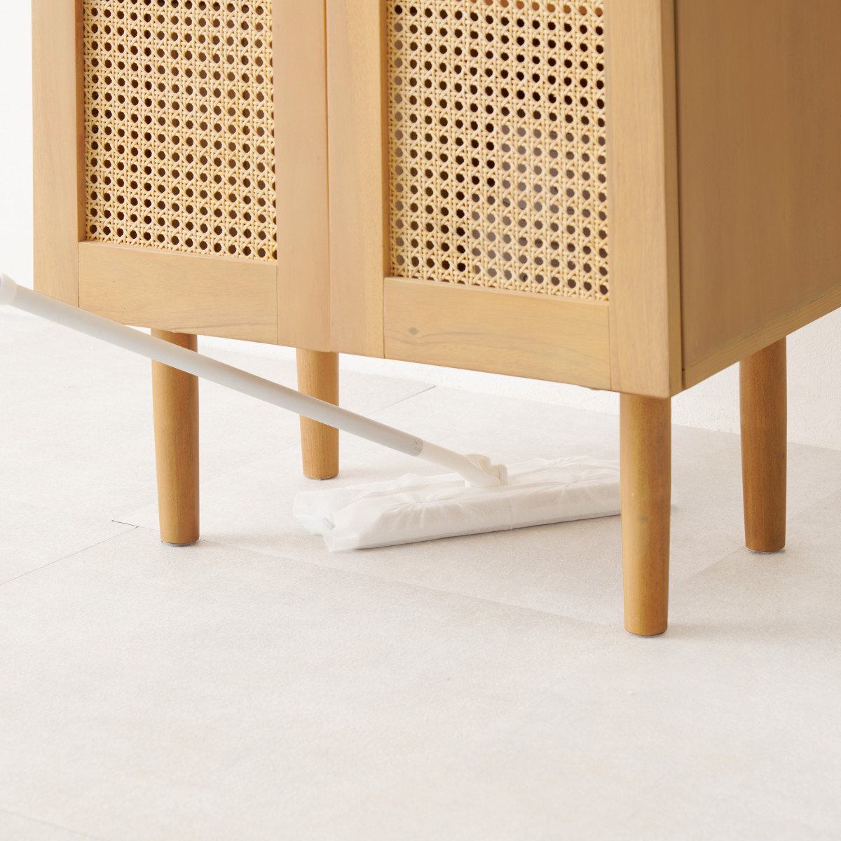 HAGiHARA（萩原） ラタン キャビネット 幅54cm 天然木 かごめ編み