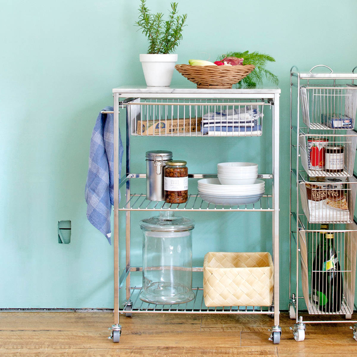 ASPLUND（アスプルンド） キッチンワゴン マーブルトップトローリー L