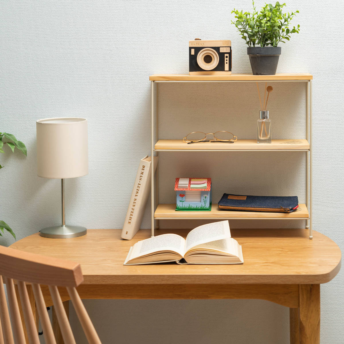 東谷 オープンラック 幅40cm 3段 パイン材 完成品 天然木 （ ラック 棚