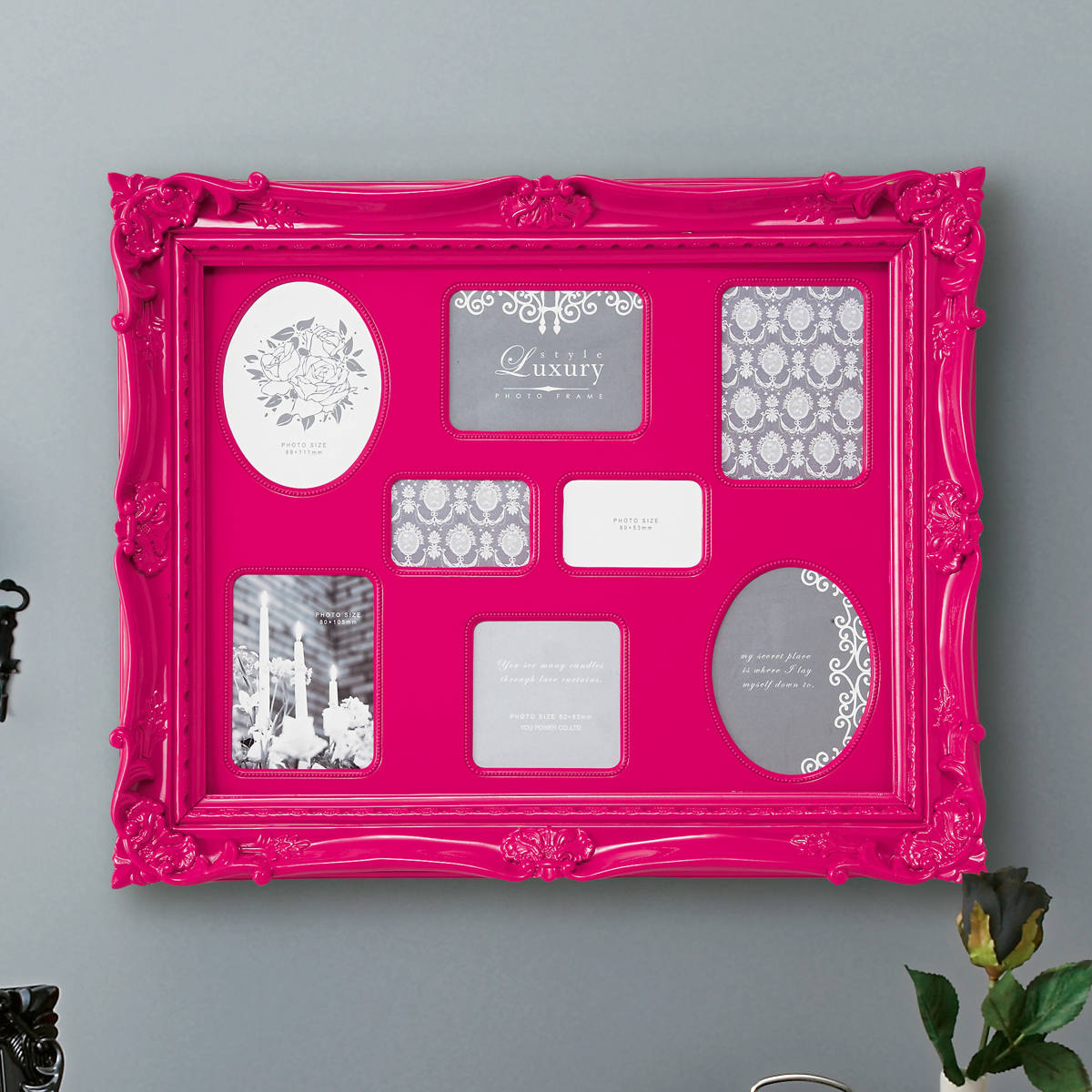 フォトフレーム ラグジュアリースタイル 8枚 （ フォトスタンド 写真