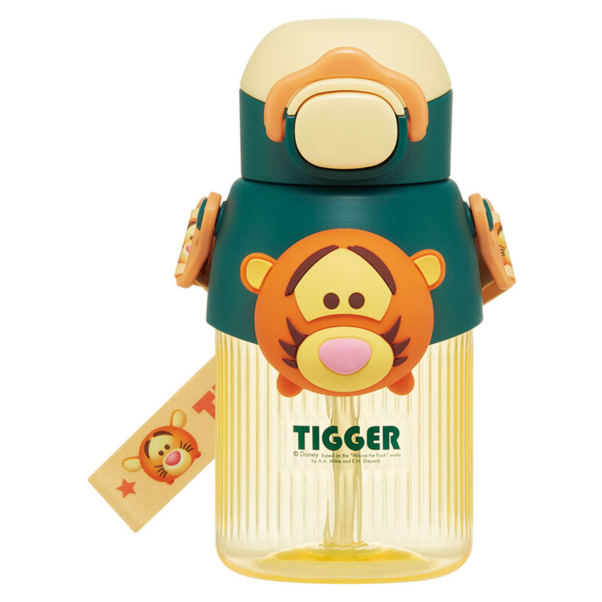 スケーター 水筒 590ml マスコットストローボトル ツムツムティガー